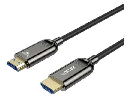Kabel i złączka UNITEK Kabel optyczny HDMI 2.1 AOC 8K 120Hz 80m